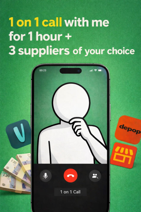 1 on 1 call with me + 3 suppliers of your choice